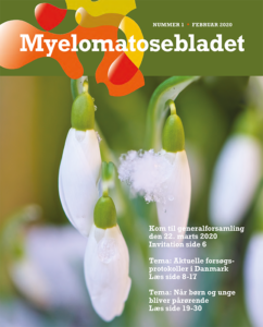 Forside af Myelomatosebladet 01 2020